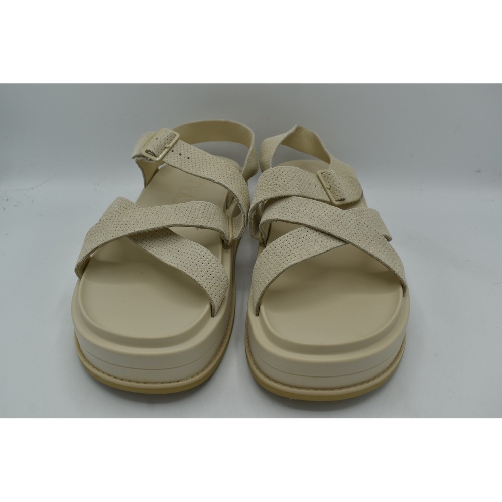 Chaco Townes Midform Suede Sandal Womens 11 Khaki New Platform Shoes - Picture 3 of 12